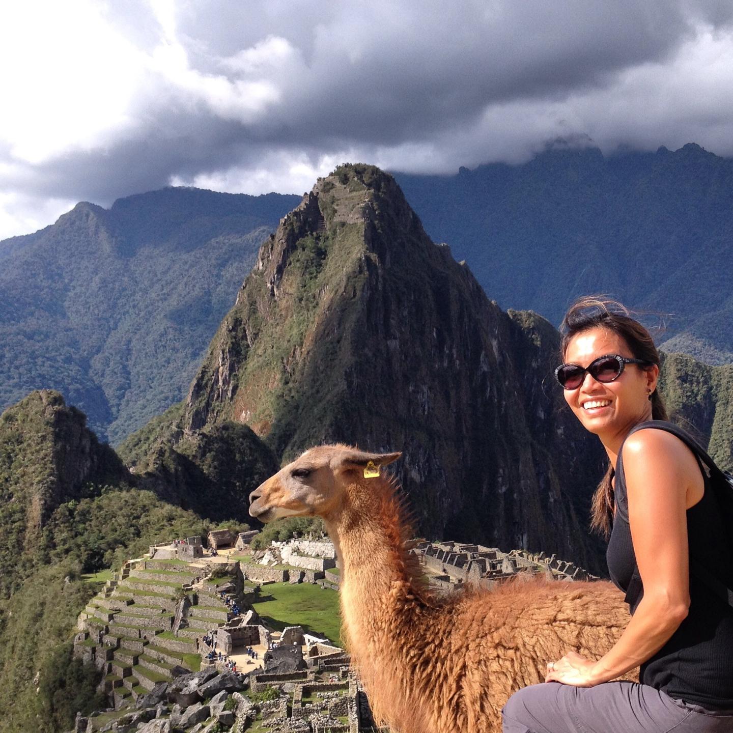 Felicia Duenas in Machu Picchu