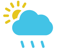 rain cloud icon