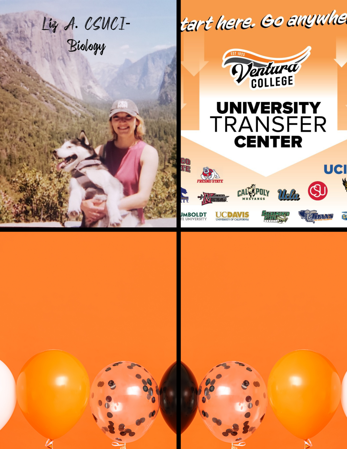 Photos of transfer students