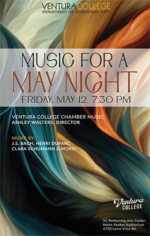 VC Chamber Music program cover May 12