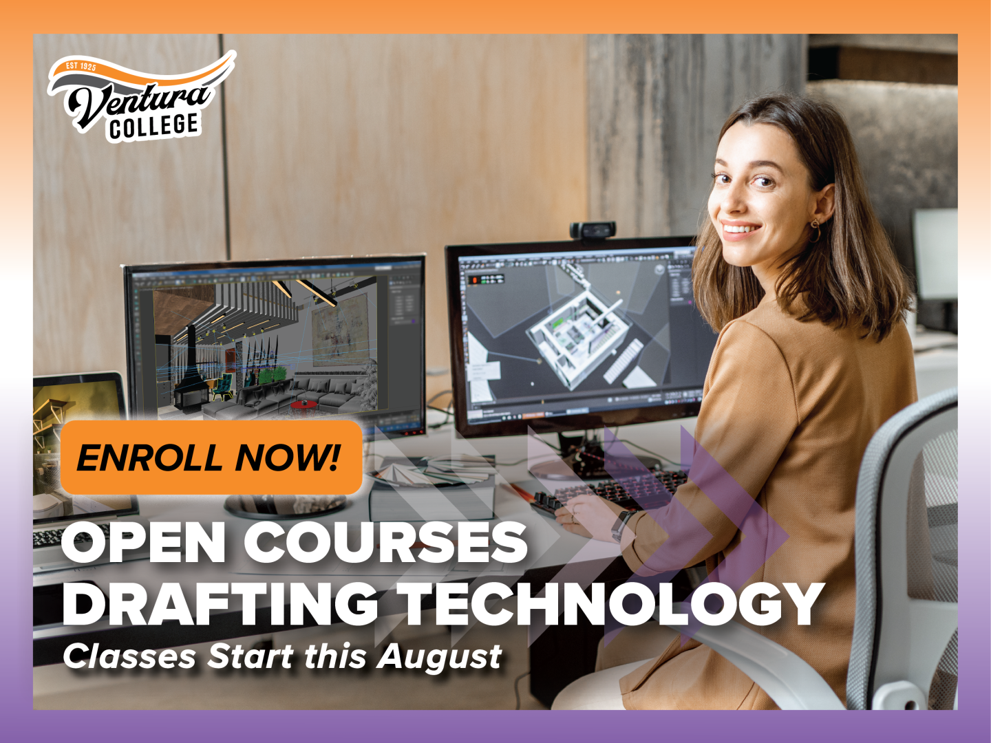 Open Courses Drafting Technology Ad