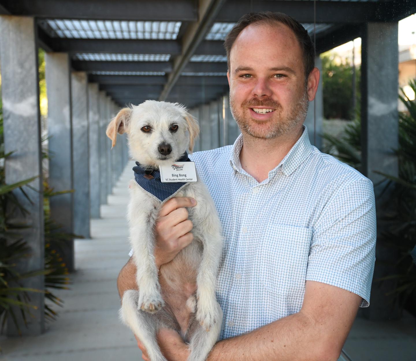Therapist Andrew Nelson and Bing Bong