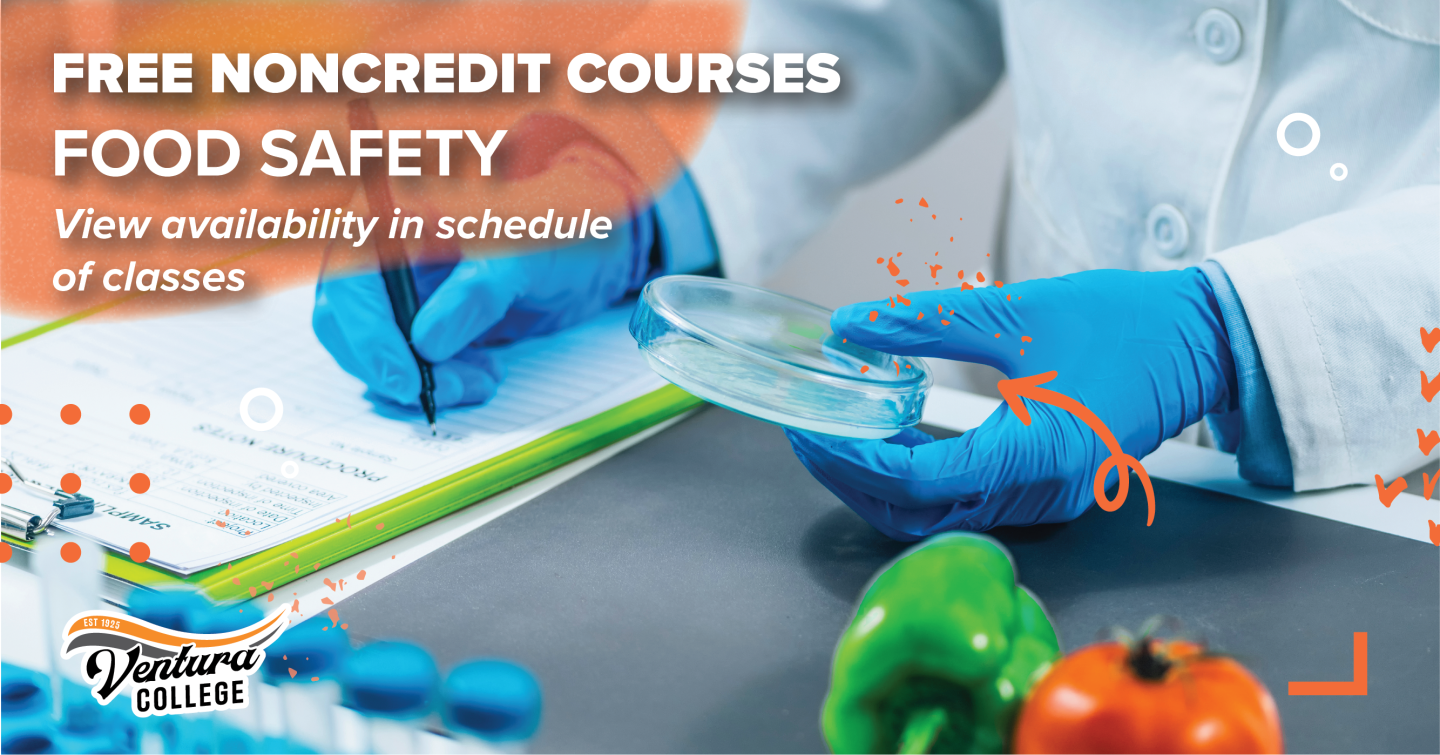 Food Safety Noncredit Courses Ad