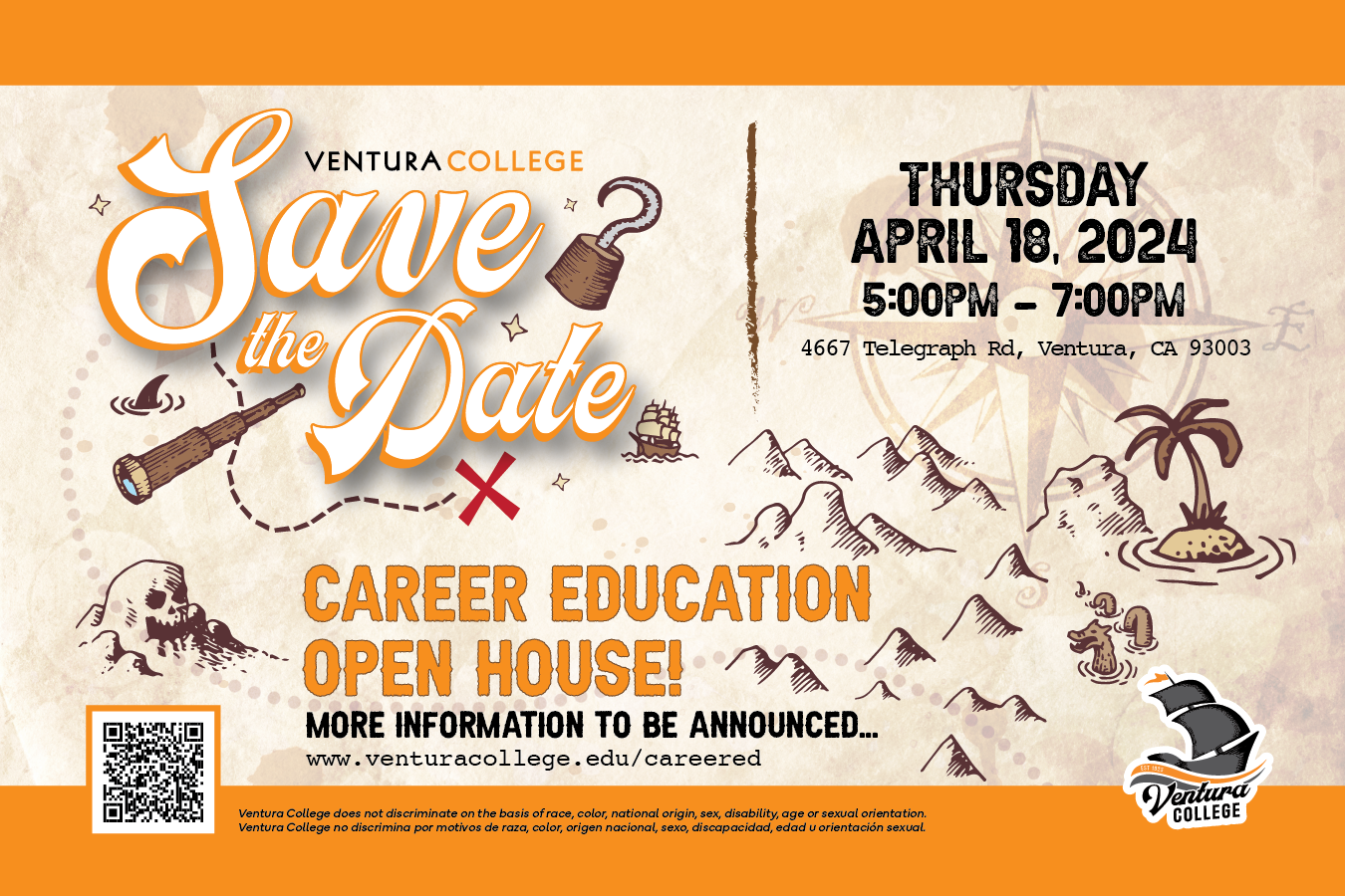 Ventura College Career Education Open House Ad
