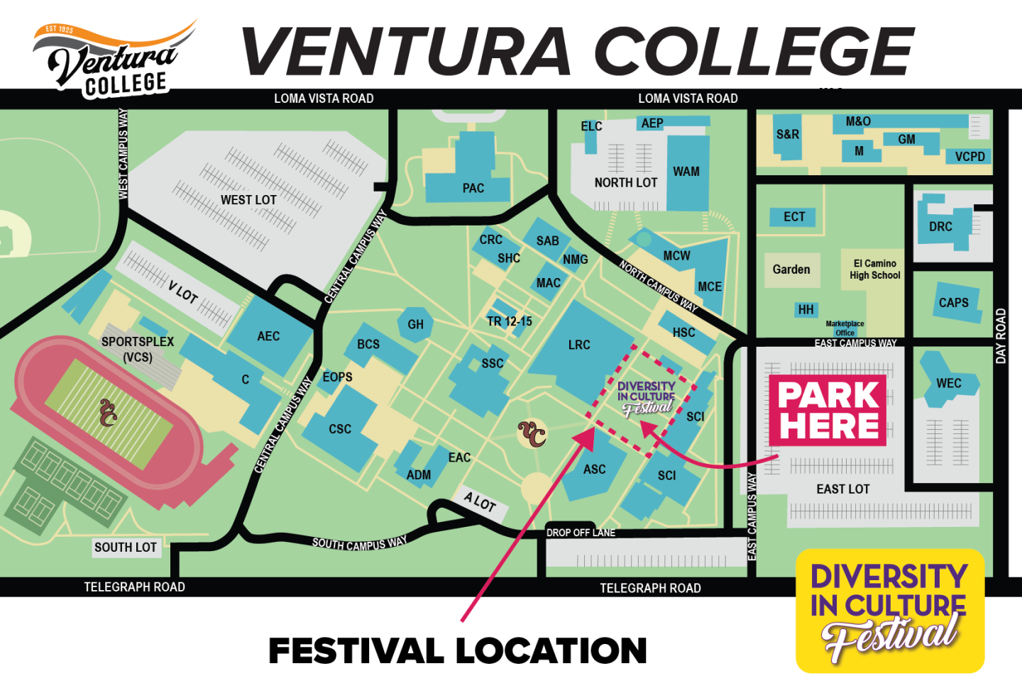 diversity in culture festival map