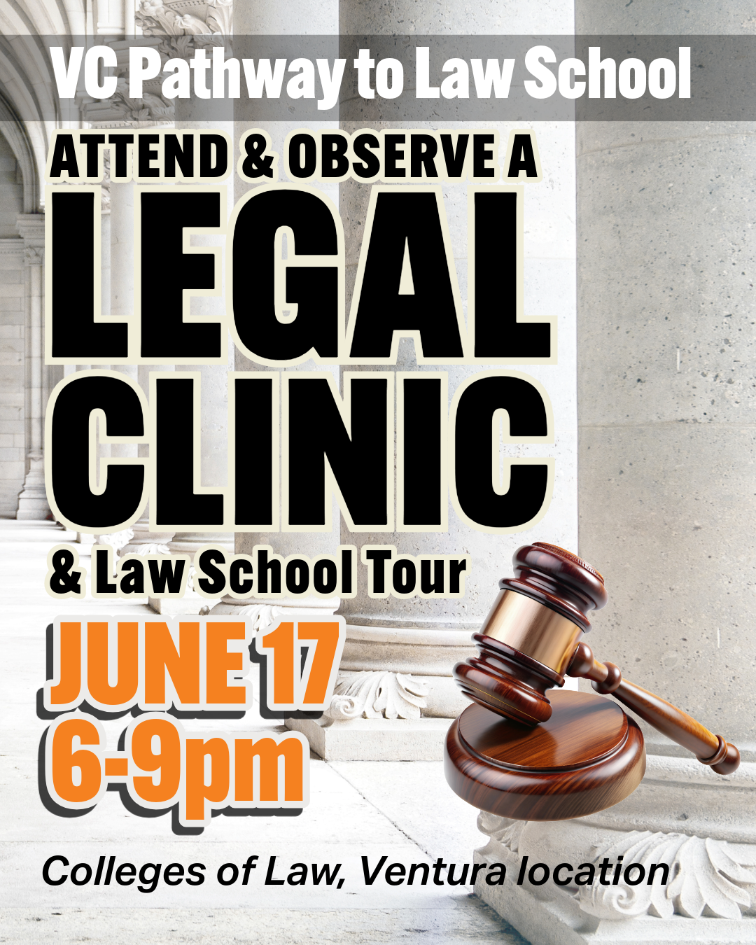 Legal Clinic June 17, 6-9pm