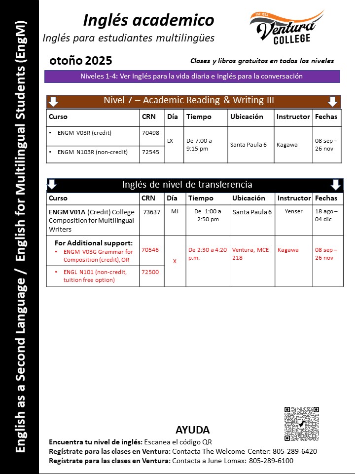 Intermediate to Advanced ESL Classes, page 4