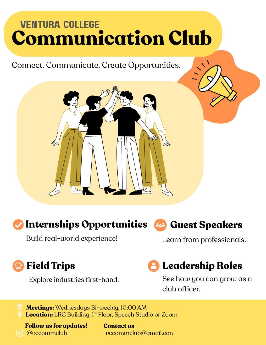 Join The Communication Club Flyer 