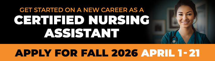 Certified Nursing Assistant Application Dates 2026
