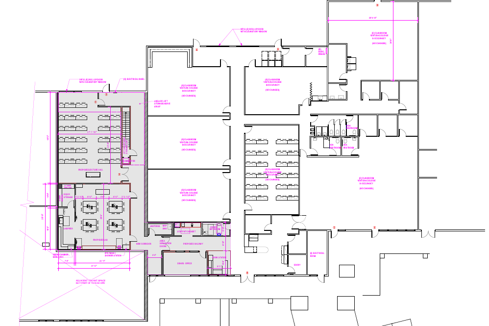 Official Construction drawing also known as blueprint display the specific details of the space and the adjustments that will be made per the descriptions.