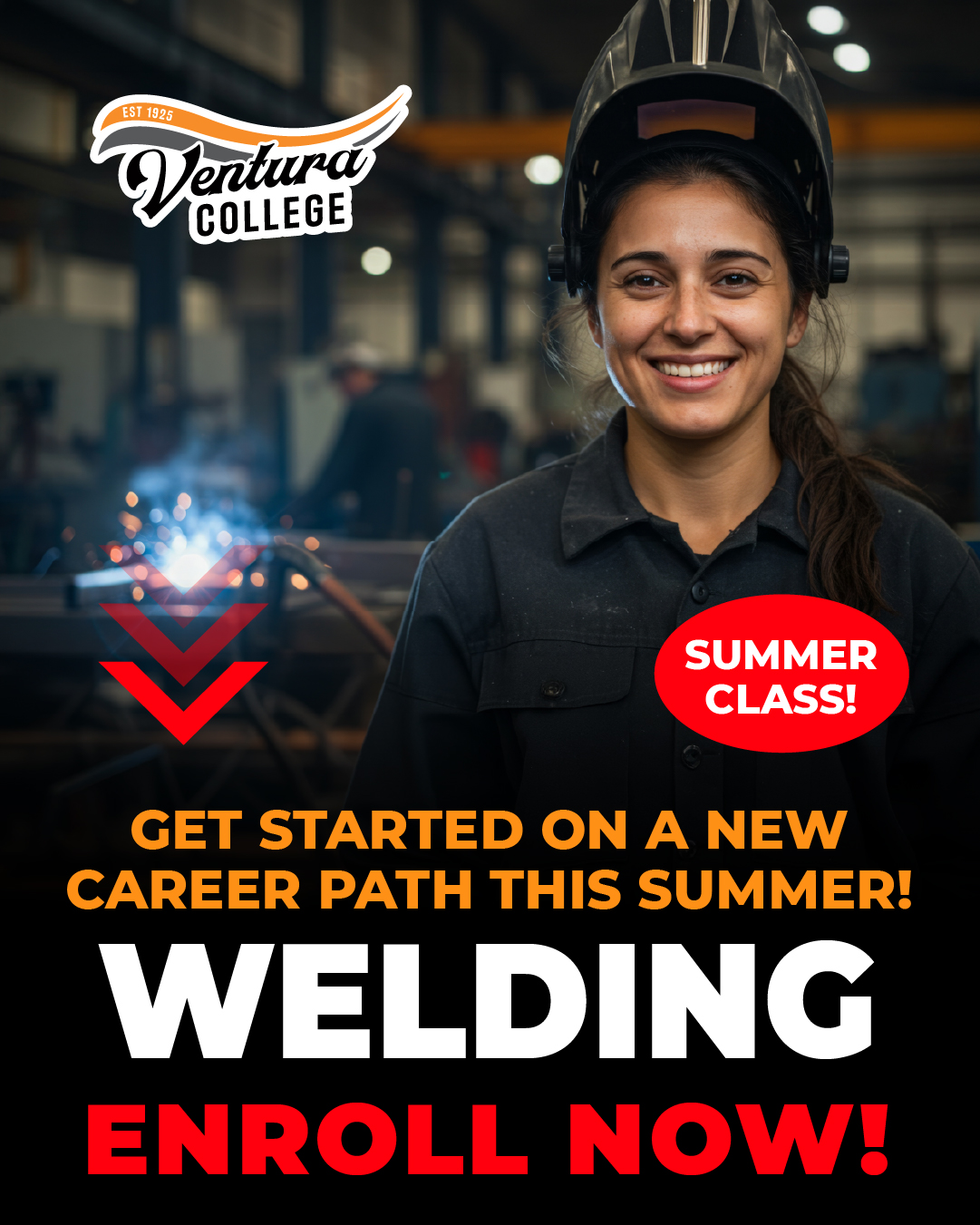 Welding Class This Summer! Enroll Now!
