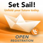 Set Sail! Unfold your future today. Open Registration. VC lo Set Sail! Unfold your future today. Open Registration. VC lo