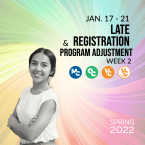 Late Registration & Program Adjustment, Week 2, Janu Late Registration & Program Adjustment, Week 2, Janu