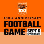 100th Anniversary Football Game Sept 6 Kick off 