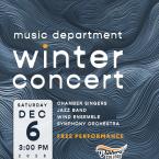music department winter concert Dec 6 at 6 p.m. 