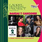 Ventura College logo Laurel Project presents Danzas Y canciones Monday March 2 at 12 PM 2026 A journey through Spain and Latin America