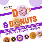 Ventura College career center dos and donuts get prepared for our career fair April 13 from 8:30 am to 4:30 pm images of donuts