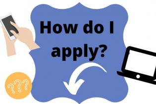 How do I apply? Question Marks, Laptop and Cell phone