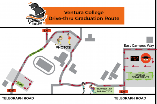 Graduation Drive-Thru Map