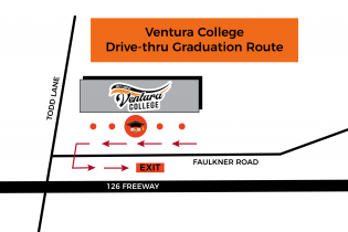 VC East Campus Drive-Thru Map