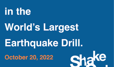 Join Us in the World&#039;s Largest Earthquake Drill. Octobe