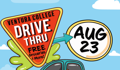 Ventura College Drive Thru Free Groceries and More. August 23