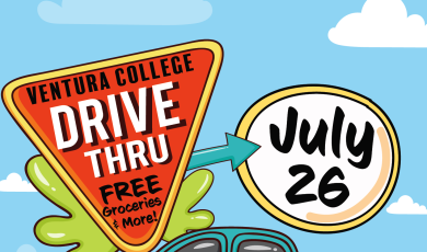 Ventura College Drive Thru Free Groceries and More. July 26