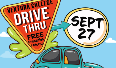Ventura College Drive Thru Free Groceries and More. Sept. 27
