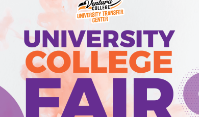 Ventura College University Transfer Center Planning to transfer to a UC, CSU or other University? This day is for you! There will be over 50 University representatives on campus to answer questions and give information. Thursday Nov 3 10 a.m. - 1 p.m. 