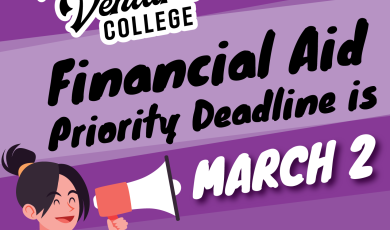 Financial Aid Priority Deadline is March 2