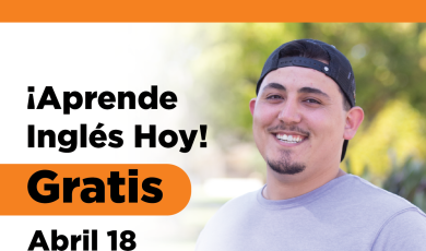 Aprende ingles hoy! Gratis. Abril 18 a las 6:30 p.m. Ventura College East Campus