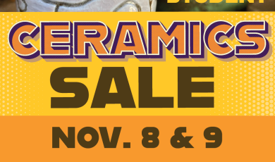 Student Ceramics Sale Nov. 8 and 9