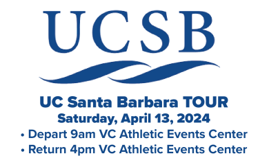 UCSB - UC Santa Barbara Tour, Saturday April 13, 2024, 9 a.m. - 4 p.m., Students must register to attend