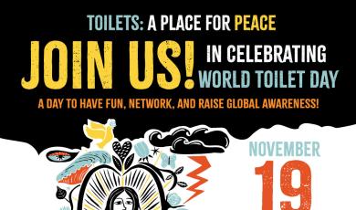 Toilets A place for peace Join us in celebrating world toilet day November 19 at the applied science center 9:30 to 12:30 Ventura college Water science program