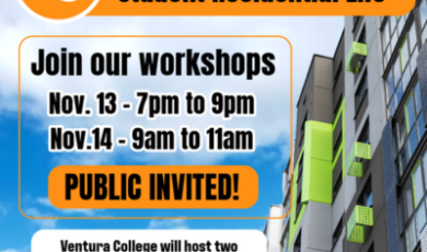 Interactive student housing workshops at Ventura College for the public