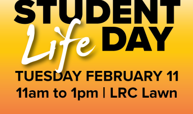 ASVC Student Life Day Tuesday Feb 11 from 11 to 1 p.m. LRC Lawn