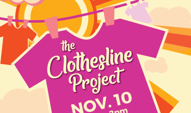 The Clothesline Project | Nov 10 from 10 am to 2 pm MCW Quad