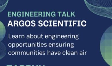 Engineering Talk with Chemical Engineer Tarryn Jubelin Thursday December 4. Learn about engineering opportunites ensuring communities have clean air