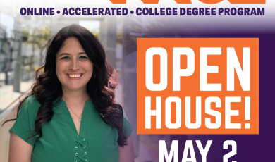 Ventura College PACE Online Accelerated College Degree program OPEN HOUSE may 2  10 am to noon Ventura College East Campus image of studnt