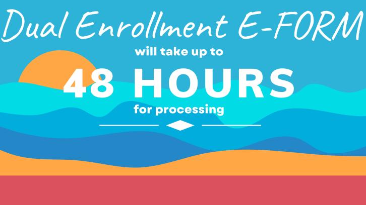 Dual Enrollment E-FORM