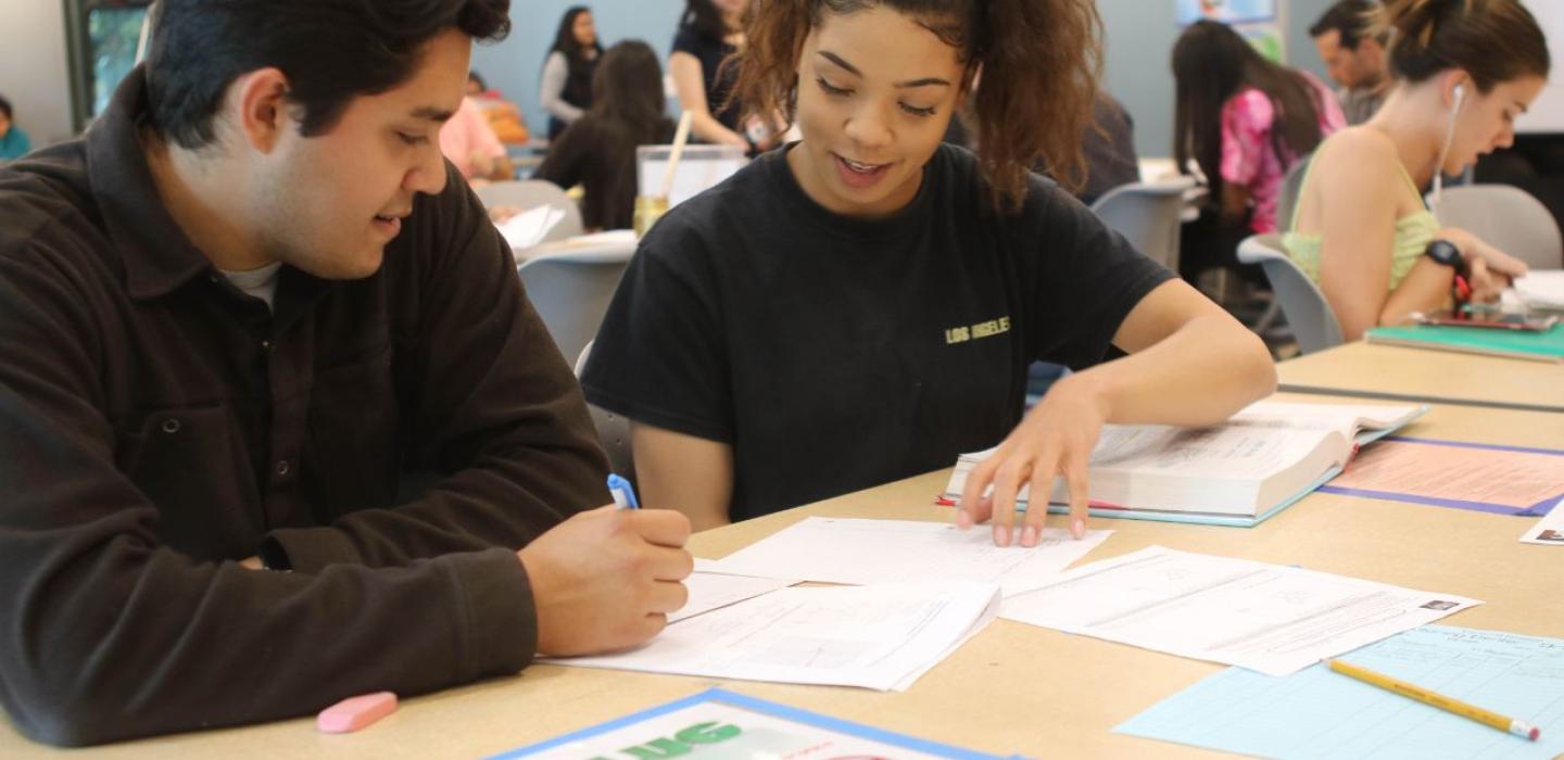 Tutoring center assists student with their assignment