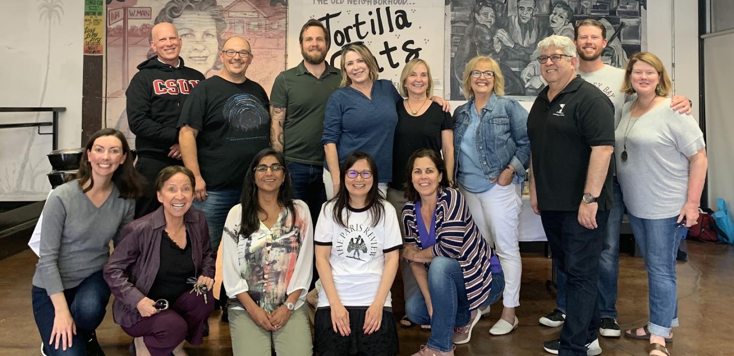 English instructors at 2019 Faculty Retreat