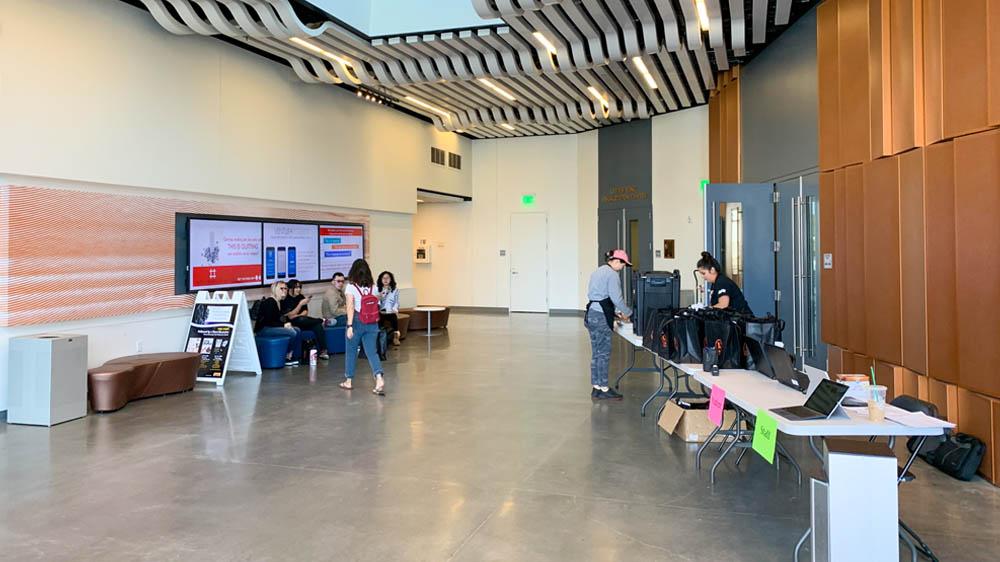 Applied Science Center lobby