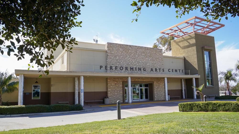 Performing Arts Center front entry