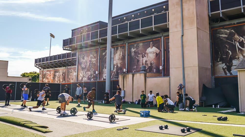 sportsplex outdoor workout area