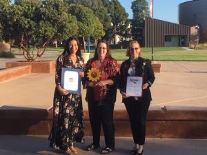 Golden Gear Awardees representing Ventura College Child Development.